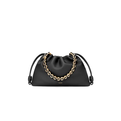 LOEWE LARGE FLAMENCO PURSE IN MELLOW NAPPA LAMBSKIN A411FPDX01-1100 (41*26*9cm)